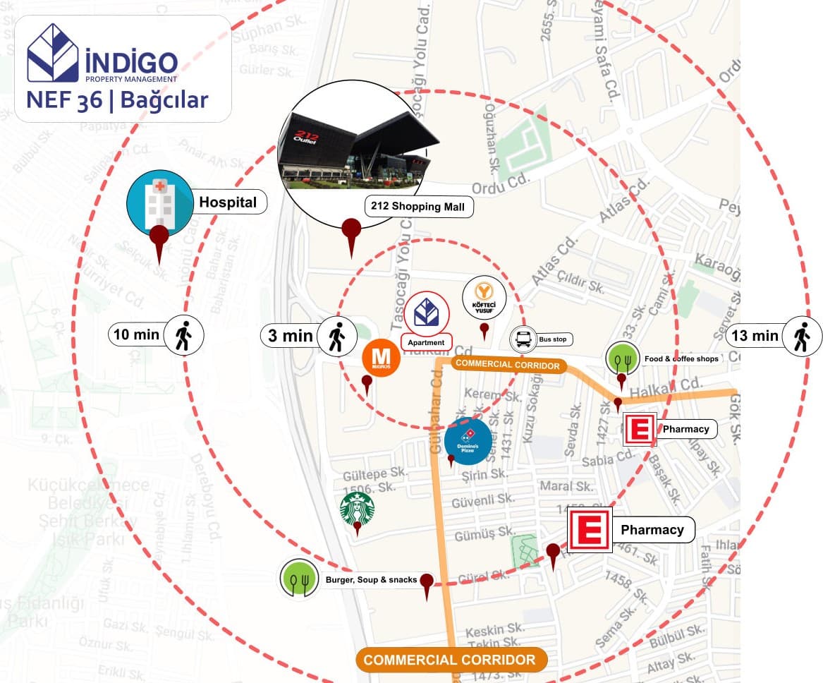 Spacious 1BR with City View | Next to 212 Outlet ، شقة مفروشة في Bağcılar, Istanbul — image 27