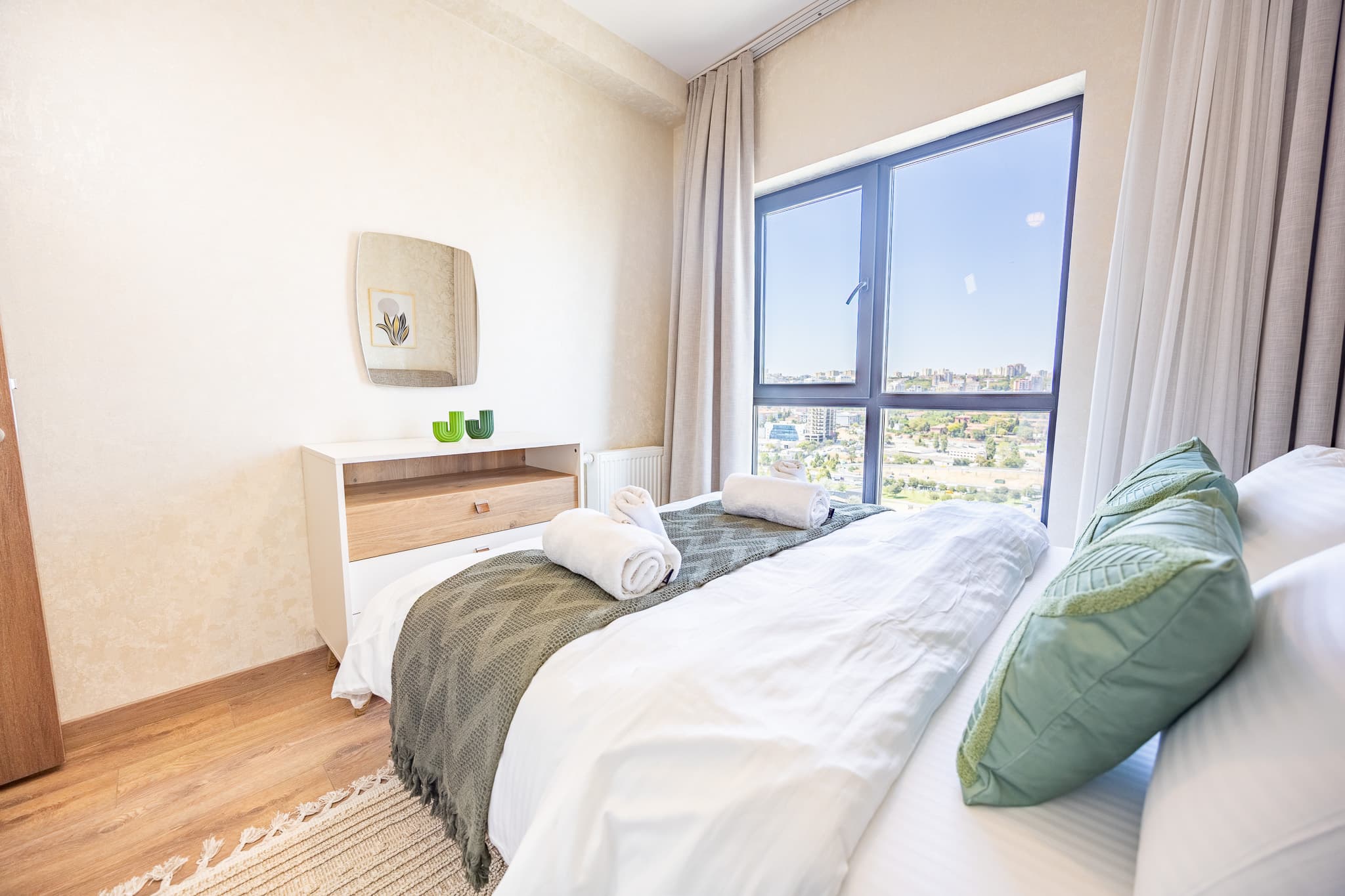Stylish &  Warm 1BR Apartment with City View, furnished apartment in Bağcılar, Istanbul — image 7
