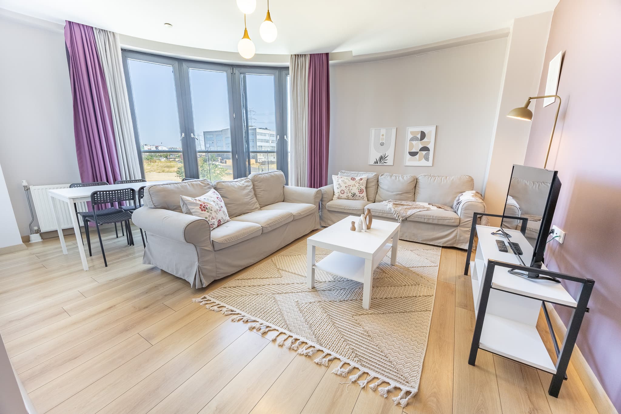 2bedr apart with city view  long term rent, möbliertes Apartment in Başakşehir, Istanbul