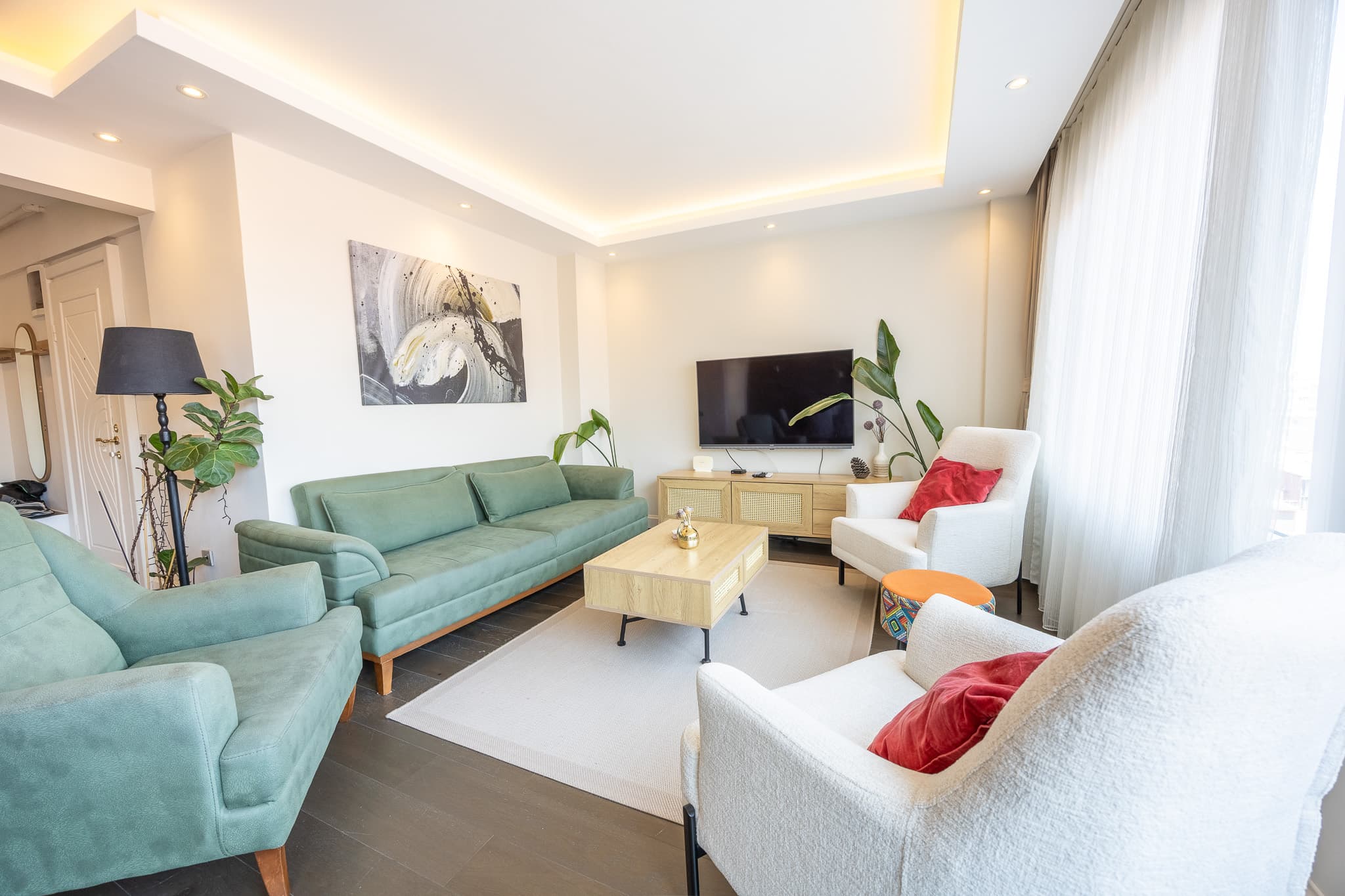 Elegant Duplex 4 BDR with Panoramic Bosphorus View, furnished apartment in Şişli, Istanbul — image 4