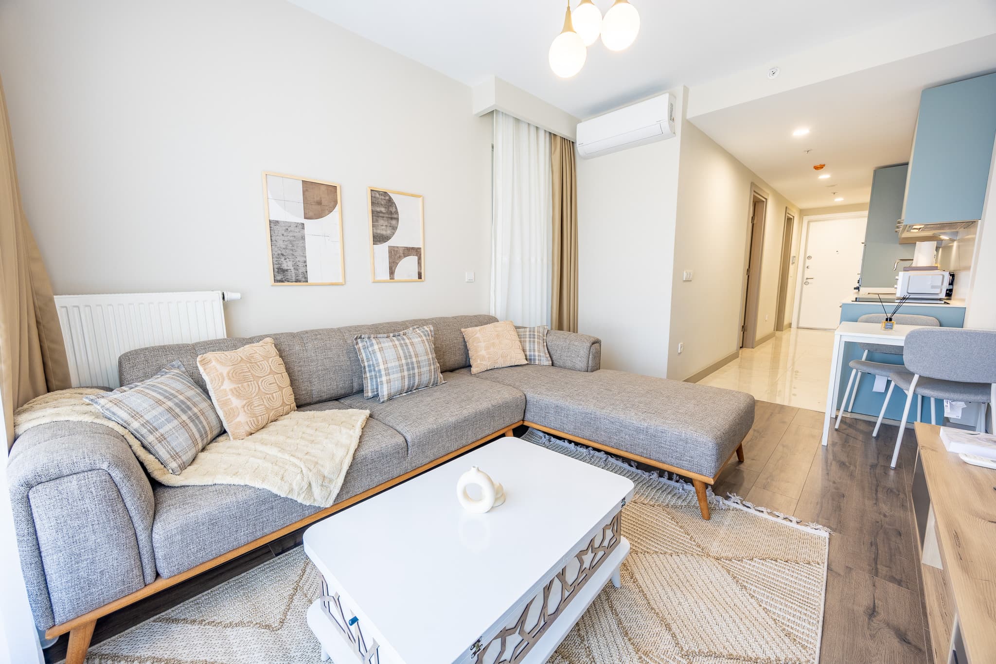 1bedr apart with balcony city view  long term rent, apartamento amueblado en Başakşehir, Istanbul — image 3