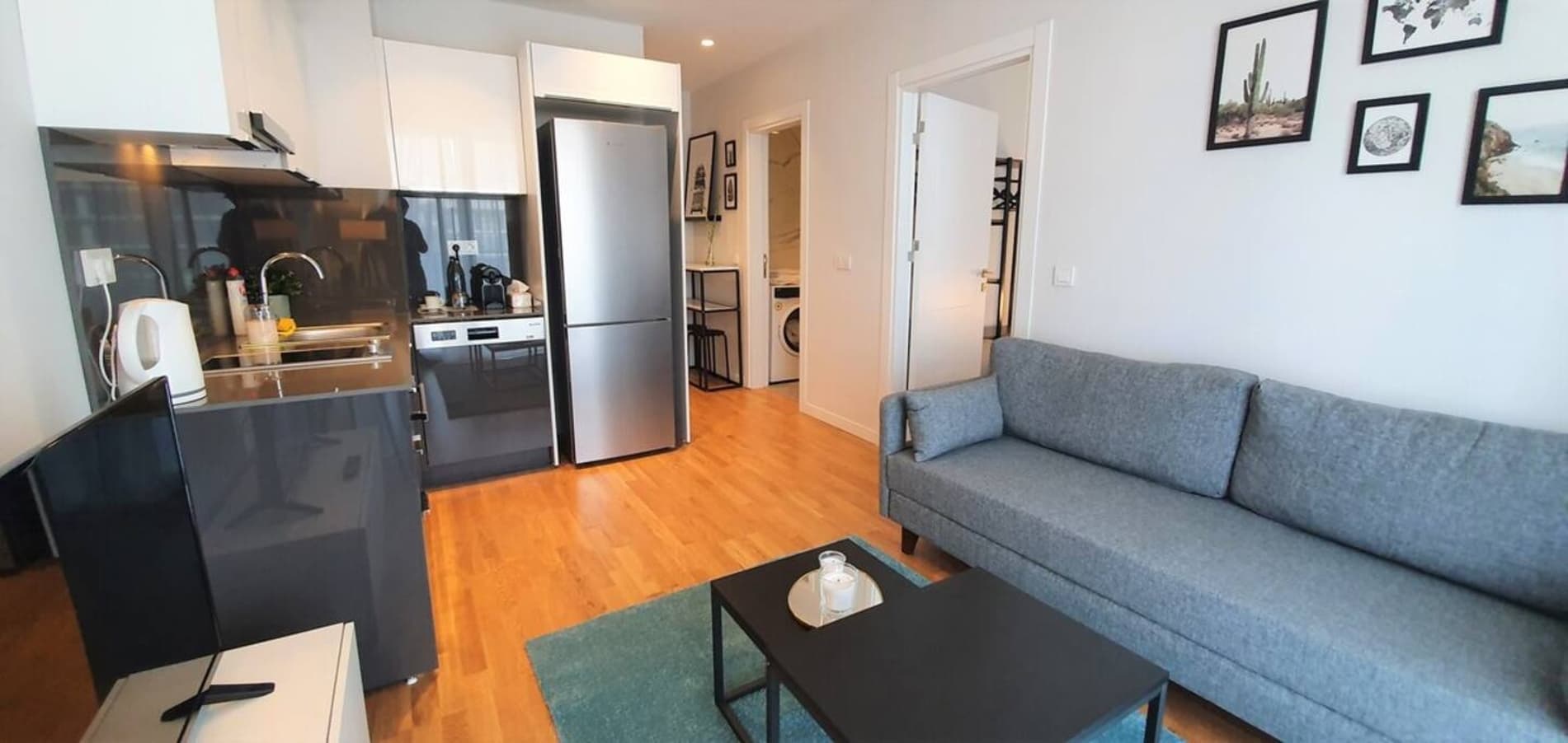 Near Airport Metro 1-Bdr apartment Gym/Pool، شقة مفروشة في Kağıthane, Istanbul — image 2