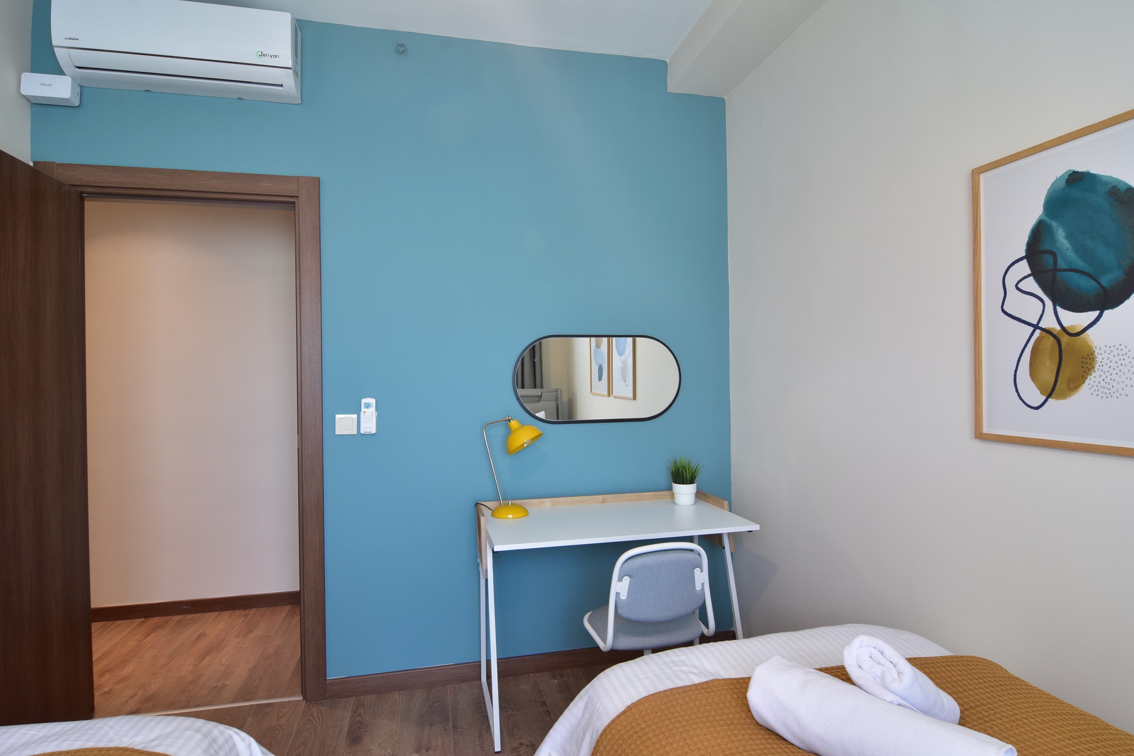 شقة أنيقة وعصرية - 3 غرف نوم - حمامان - مسبح وصالة رياضية، شقة مفروشة في Bağcılar, Istanbul — image 25