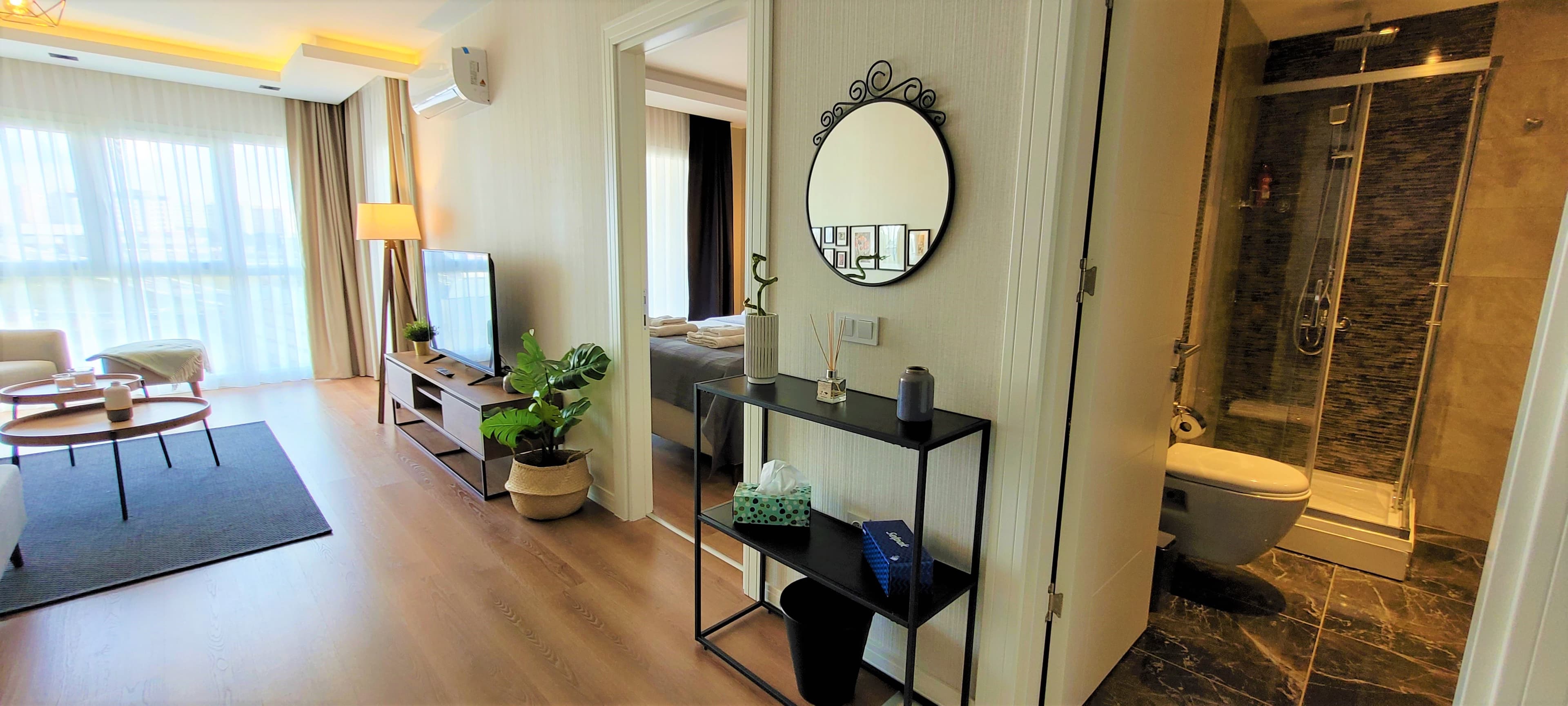 1BR Retreat in a Quiet Charming Neighborhood، شقة مفروشة في Beylikdüzü, Istanbul — image 21