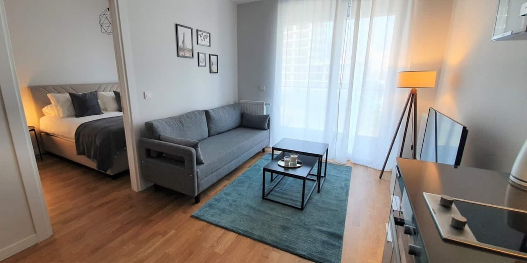 Near Airport Metro 1-Bdr apartment Gym/Pool، شقة مفروشة في Kağıthane, Istanbul — image 3
