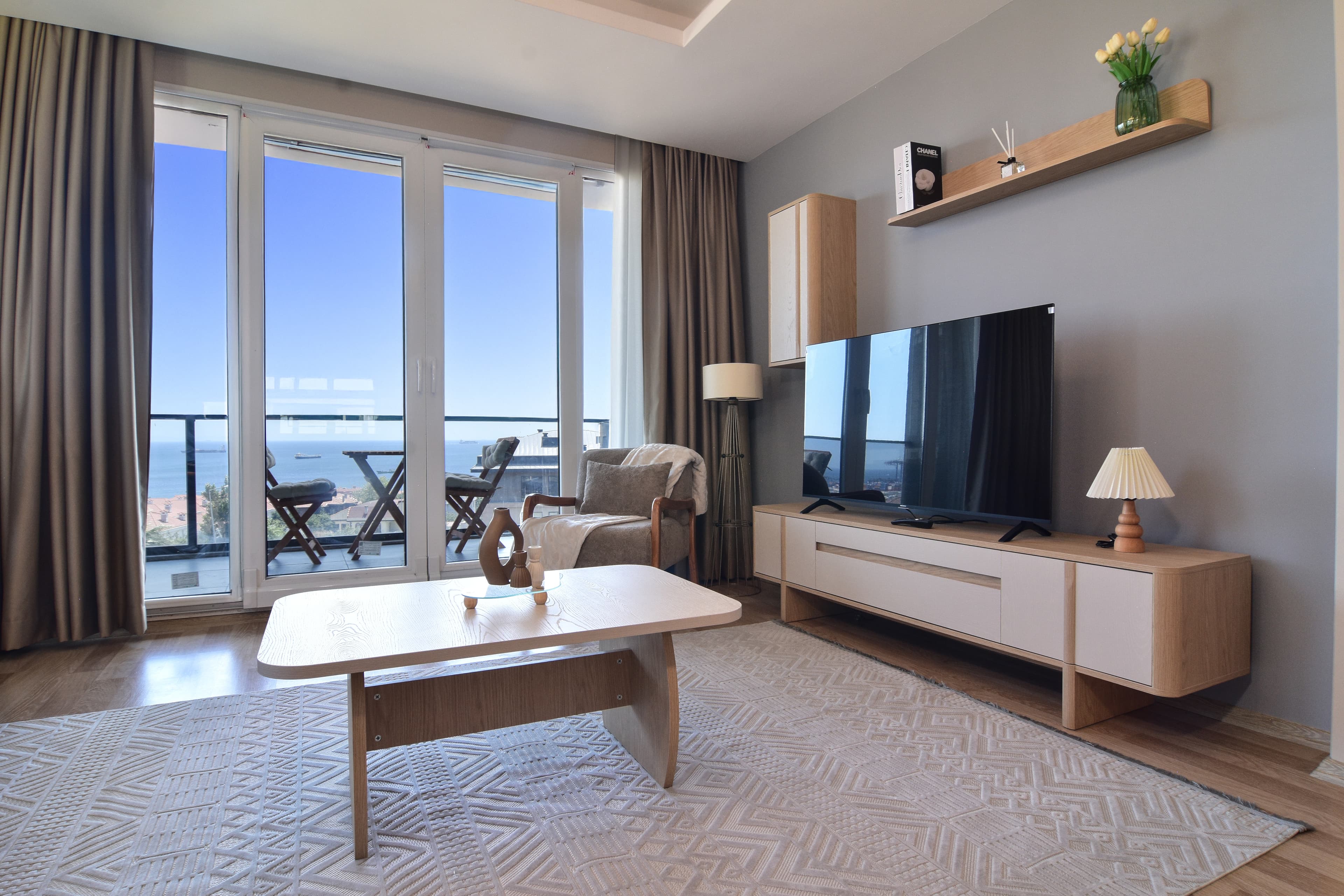 Full sea view Duplex apartment، شقة مفروشة في Beylikdüzü, Istanbul — image 13