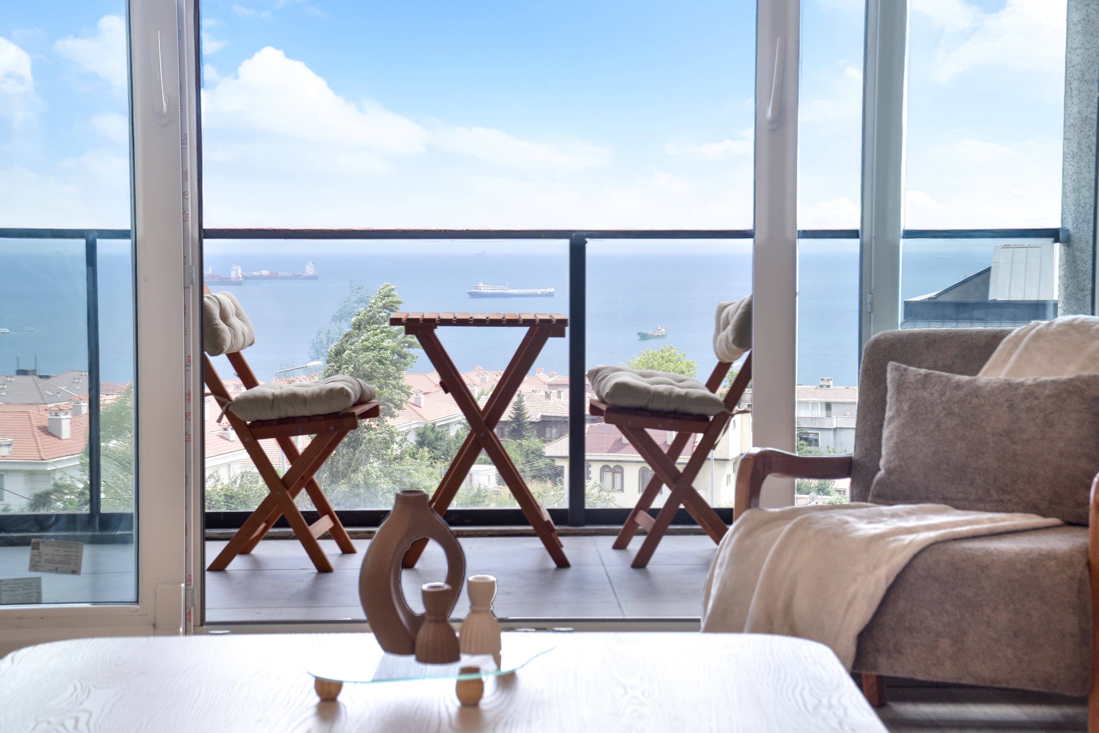 Full sea view Duplex apartment، شقة مفروشة في Beylikdüzü, Istanbul — image 4