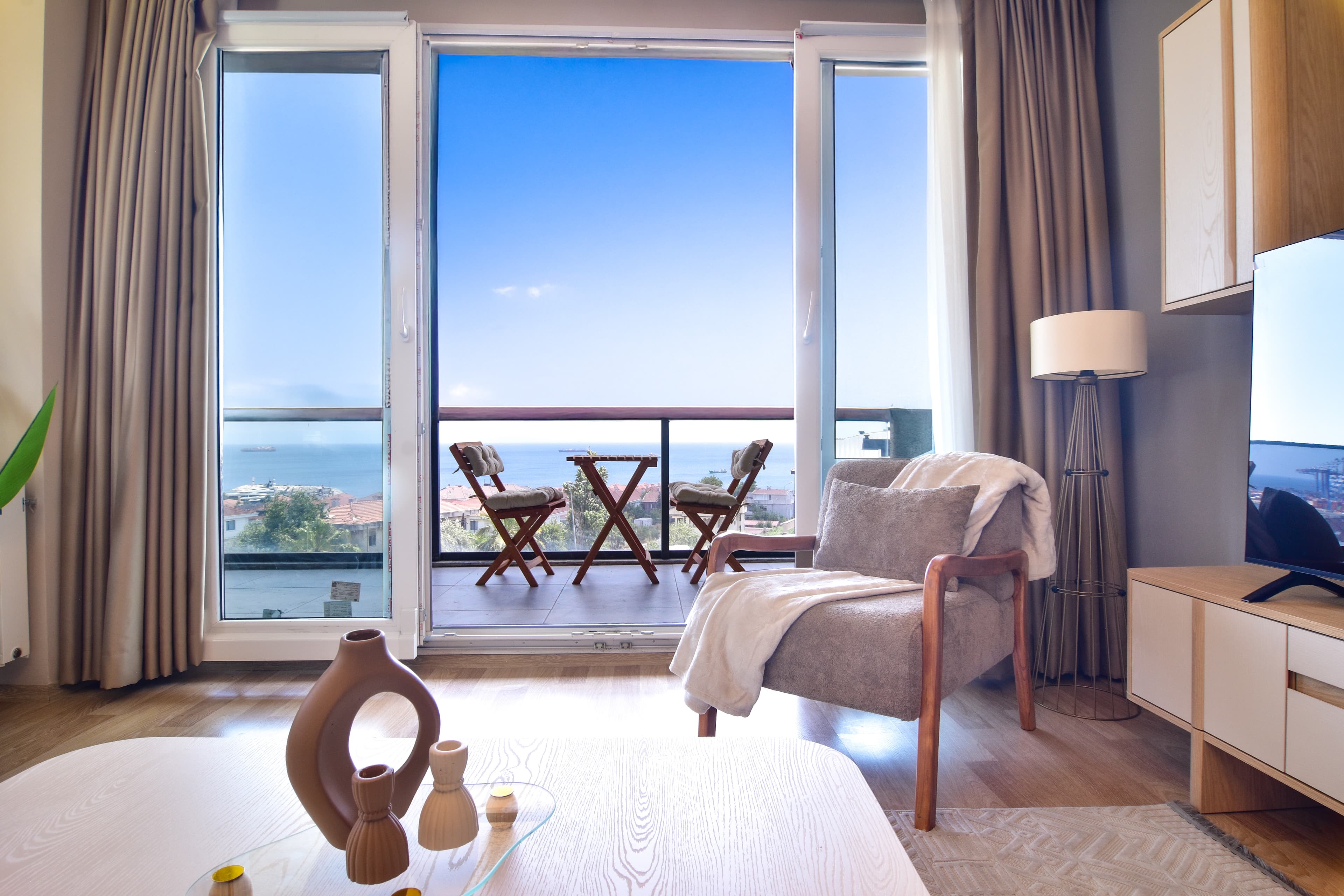 Full sea view Duplex apartment، شقة مفروشة في Beylikdüzü, Istanbul — image 11