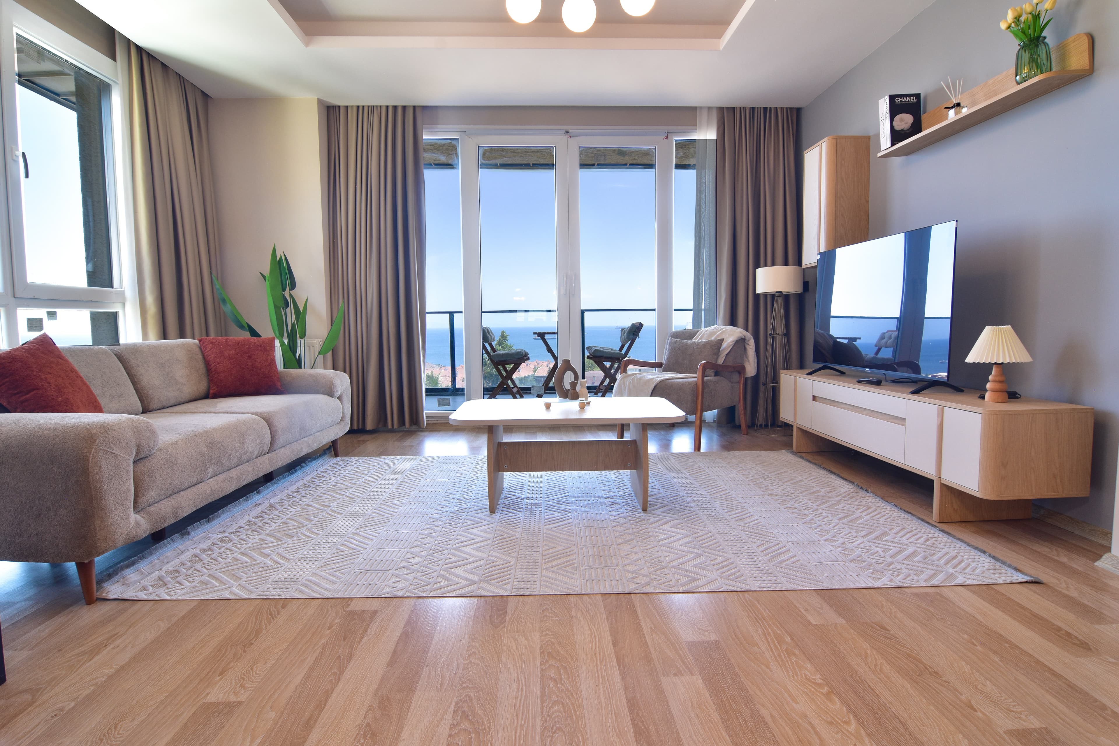 Full sea view Duplex apartment، شقة مفروشة في Beylikdüzü, Istanbul — image 12