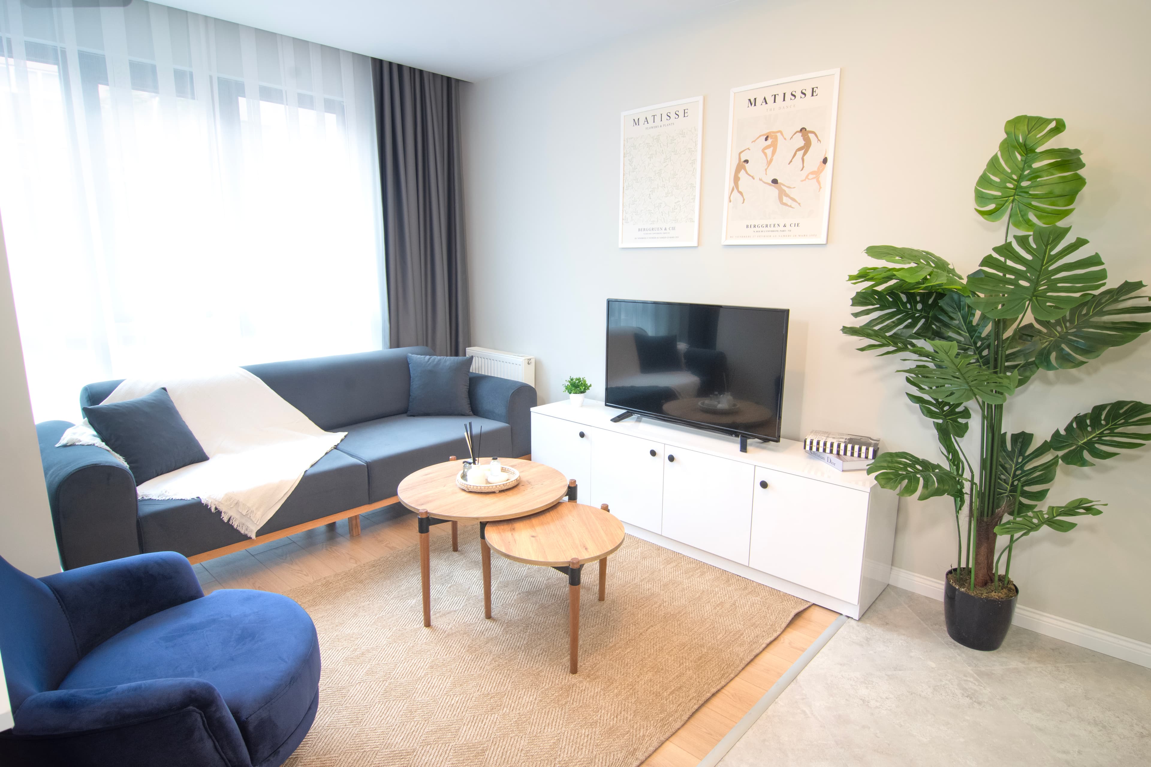 Brandneue Wohnung mit Schlafzimmer & Büro, möbliertes Apartment in Kağıthane, Istanbul