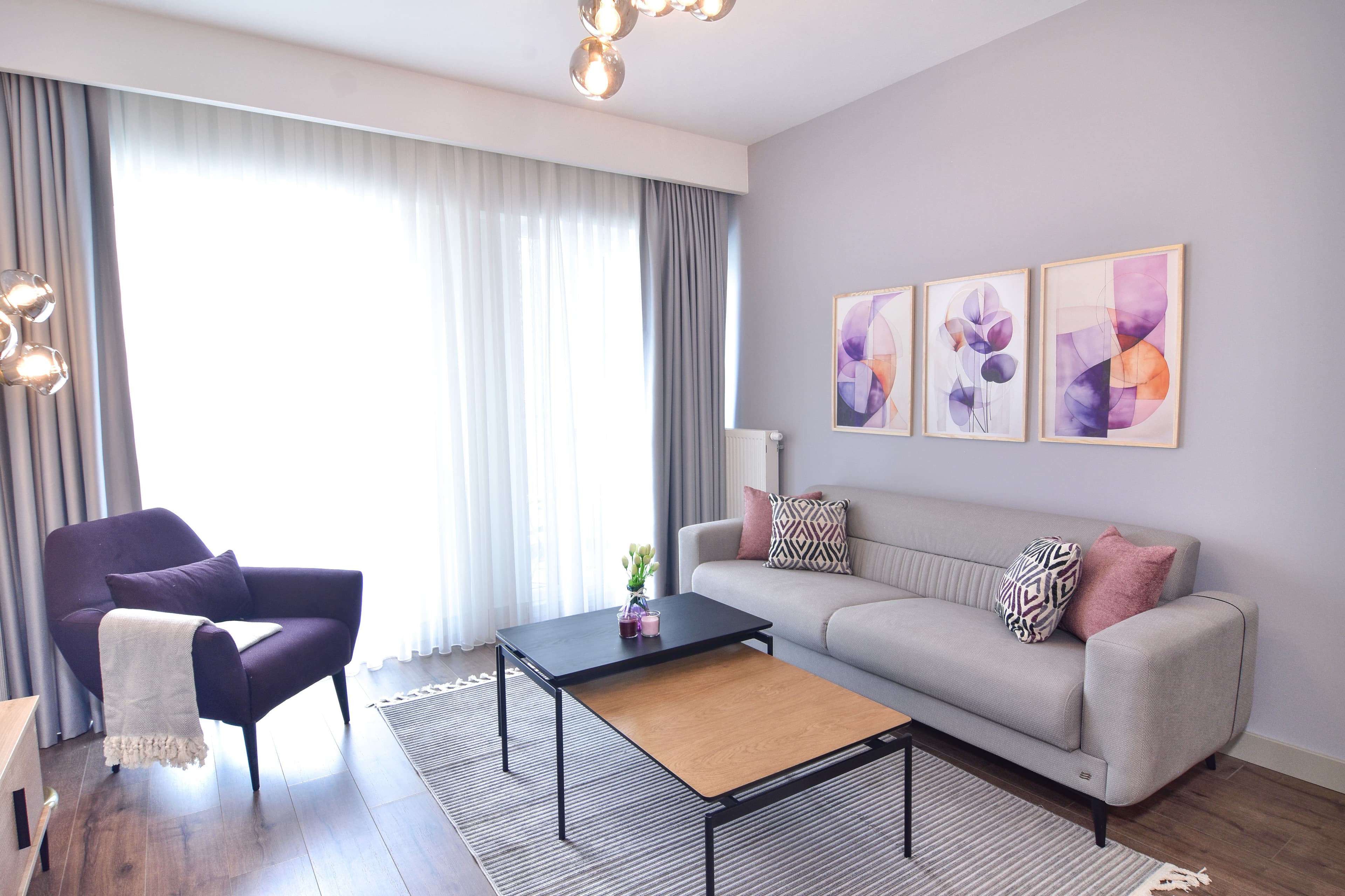 Bright 2BR Home with Private Balcony