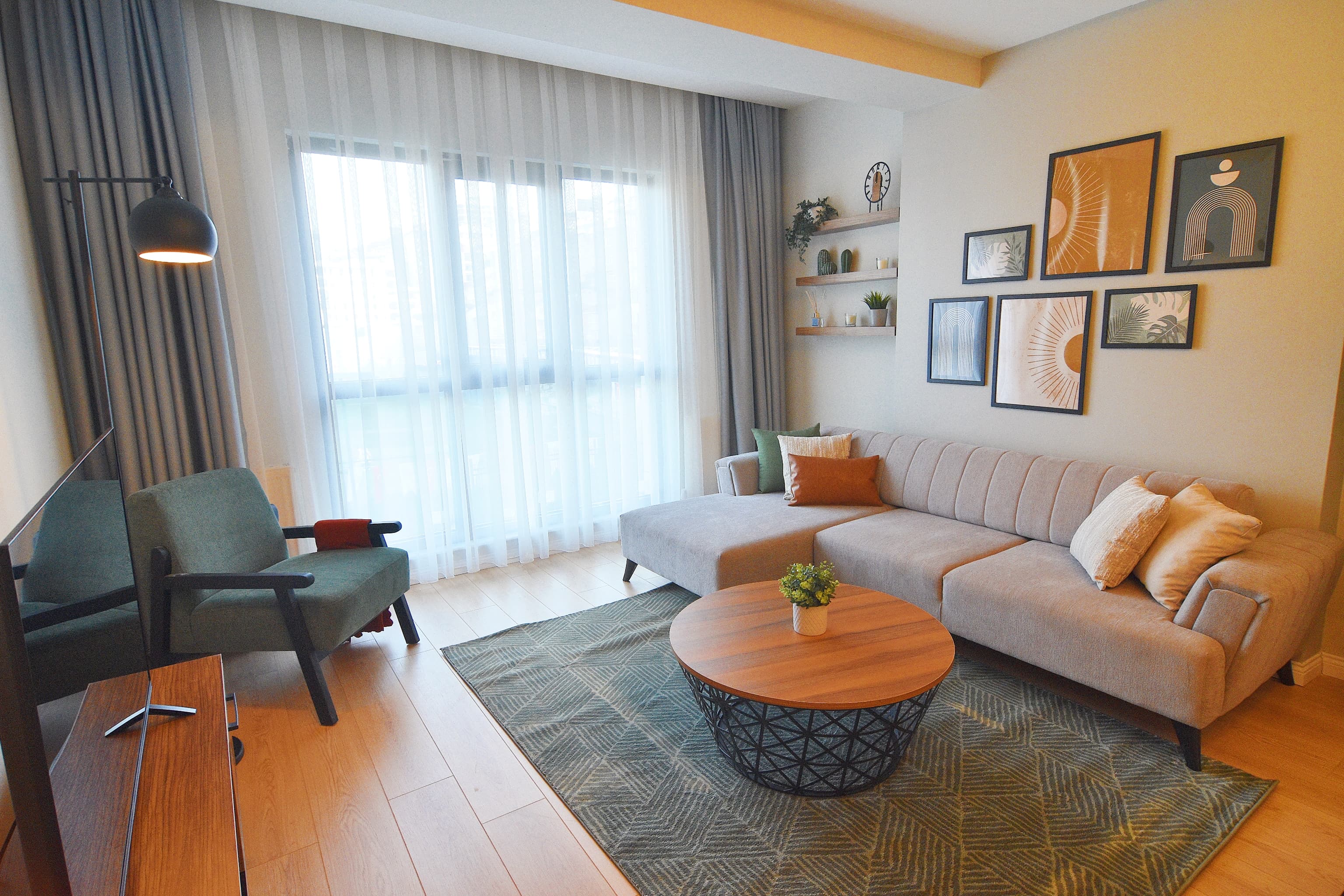Modern 1BR Apt: Perfect Blend of Comfort & Style., möbliertes Apartment in Kağıthane, Istanbul — image 3