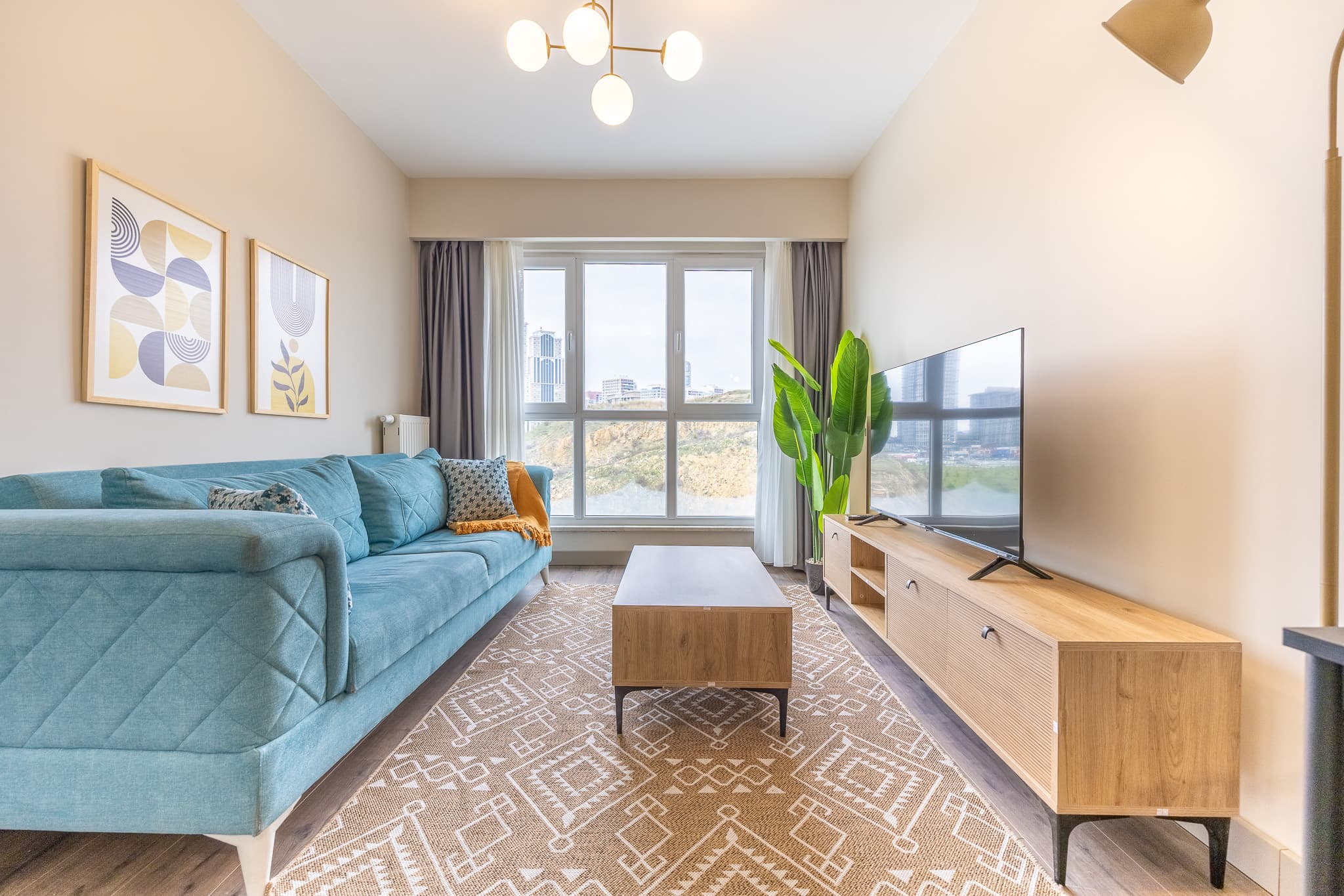 1bed apart with balcony long term rent, möbliertes Apartment in Başakşehir, Istanbul — image 21